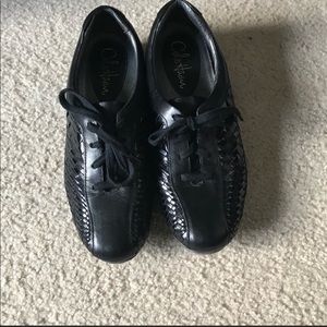 Cole Haan Air Woven Black Oxford Sneakers 7.5